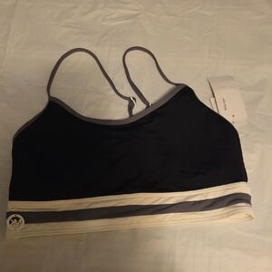MICHAEL Michael Kors Black and Cream Sports Bra